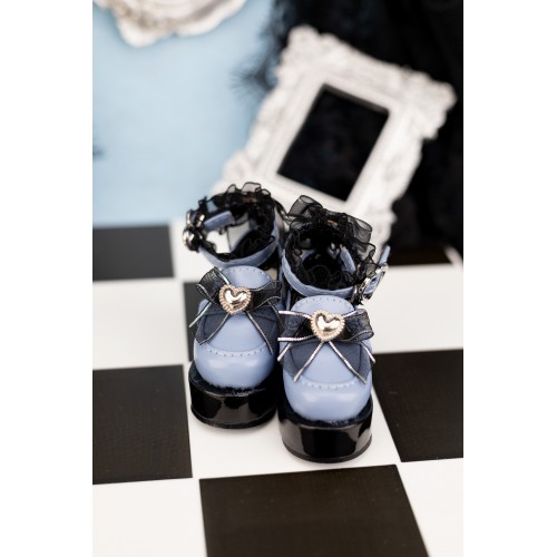 MS000670 Blue Black Heart Platform...