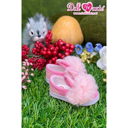 Shoes, Barbie Pink Fur Slippers
