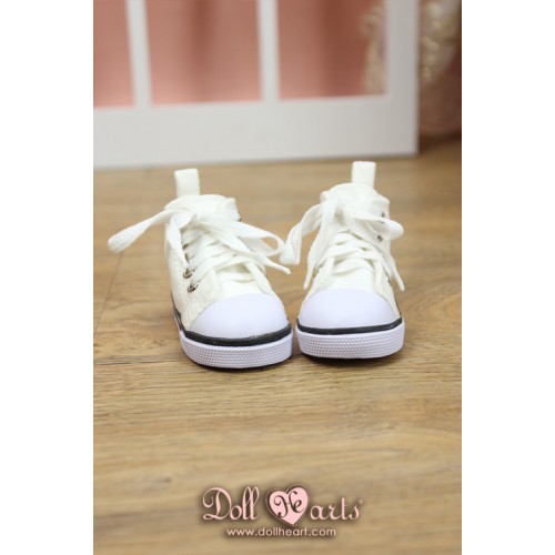 MS000637  White Canvas Shoes