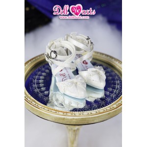 LS001454  White Lolita shoes