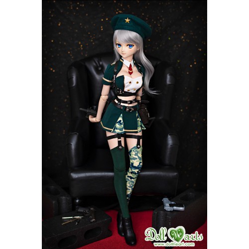 DL000059 Camouflage Cat Military Girl [DDL]