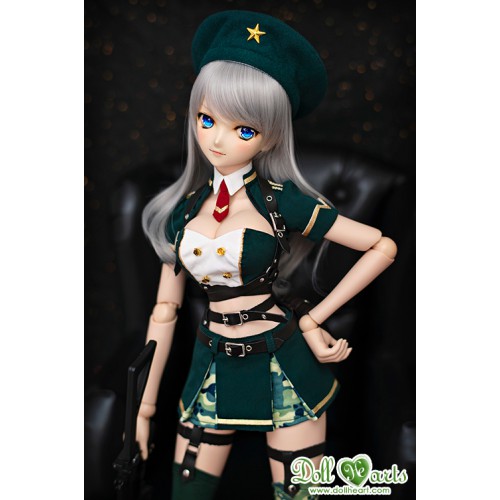 DL000059 Camouflage Cat Military Girl [DDL]