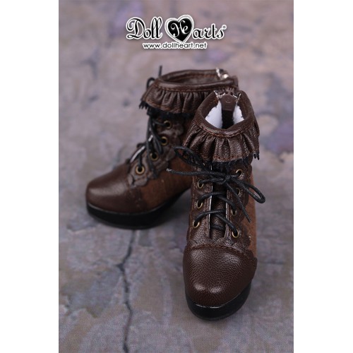 LS001458 Brown Splicing Ankle Boots...