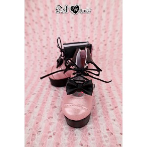 MS000663 Black and pink platform boots [MSD]