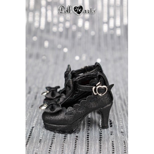 Black t on sale bar high heels